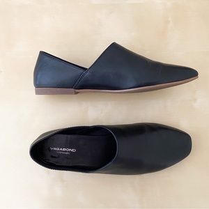 Vagabond Shoemakers Ayden loafer flats black leather shoes 38